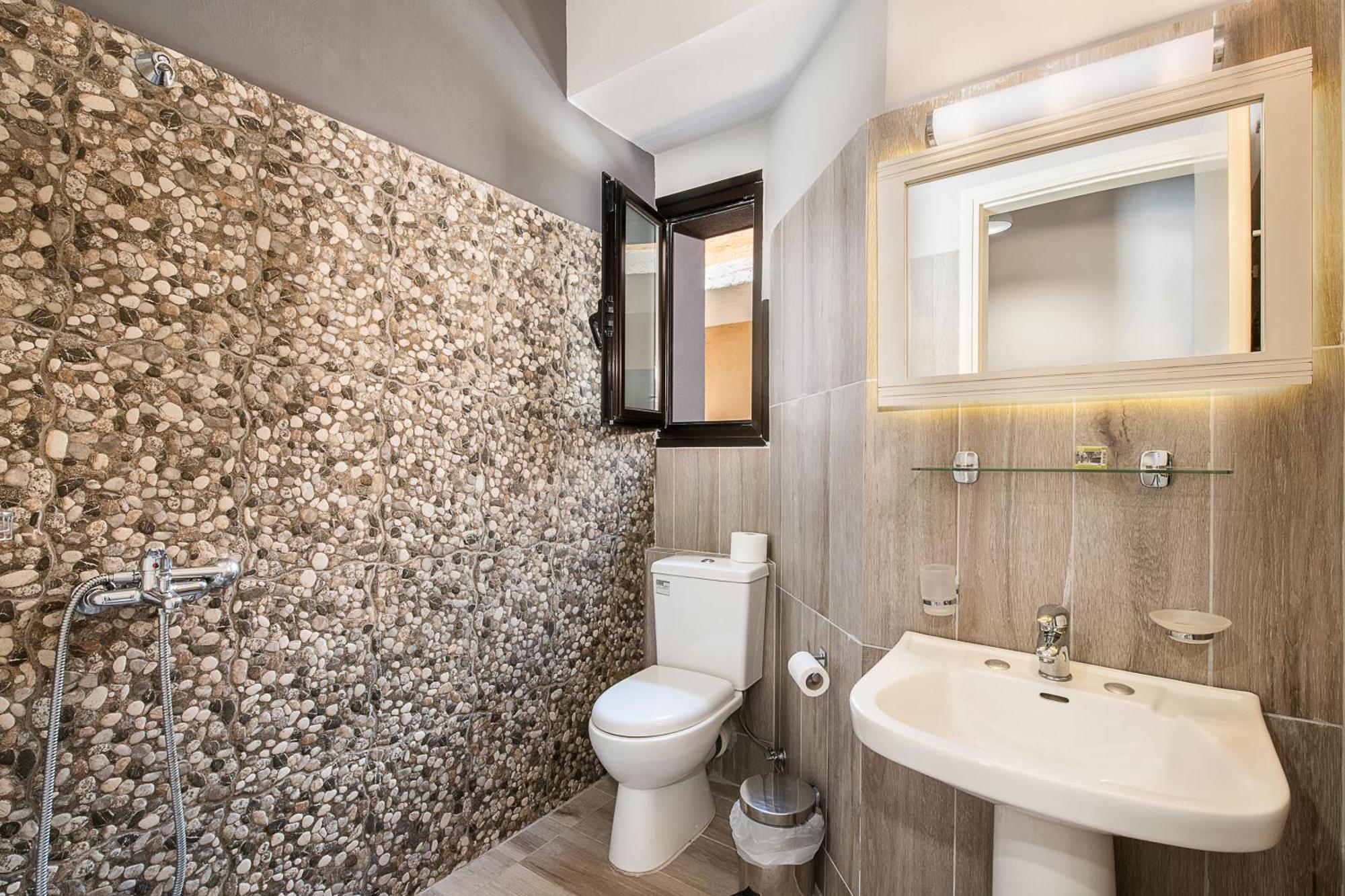 Lia Beachfront Apartments スタロス エクステリア 写真
